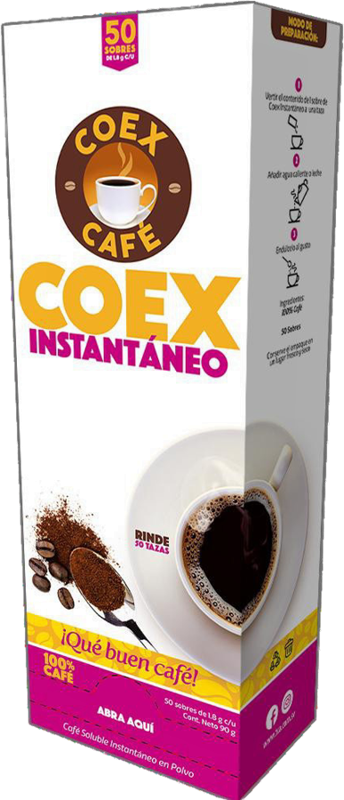 Coex Café instantáneo en sobres